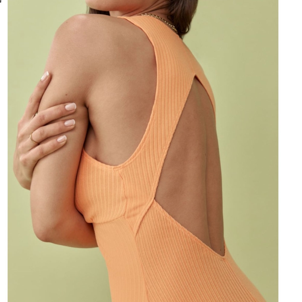NWT Reformation Tangerine Coco Dress Large
